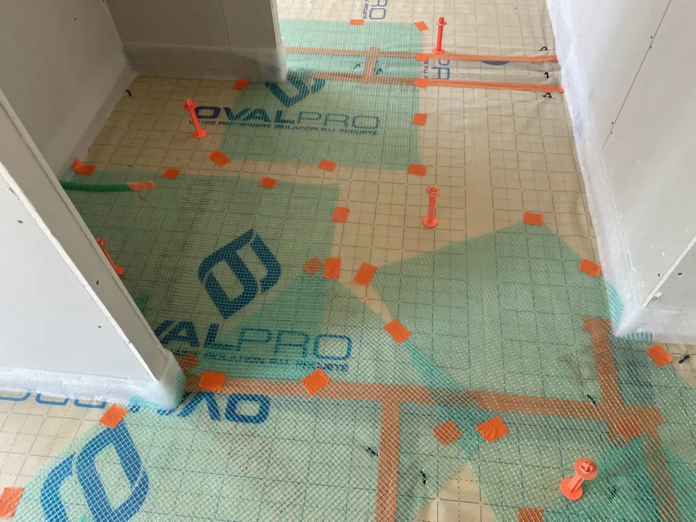 support mousse projeté _ isolant thermique